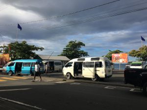 Minibus Bus stop