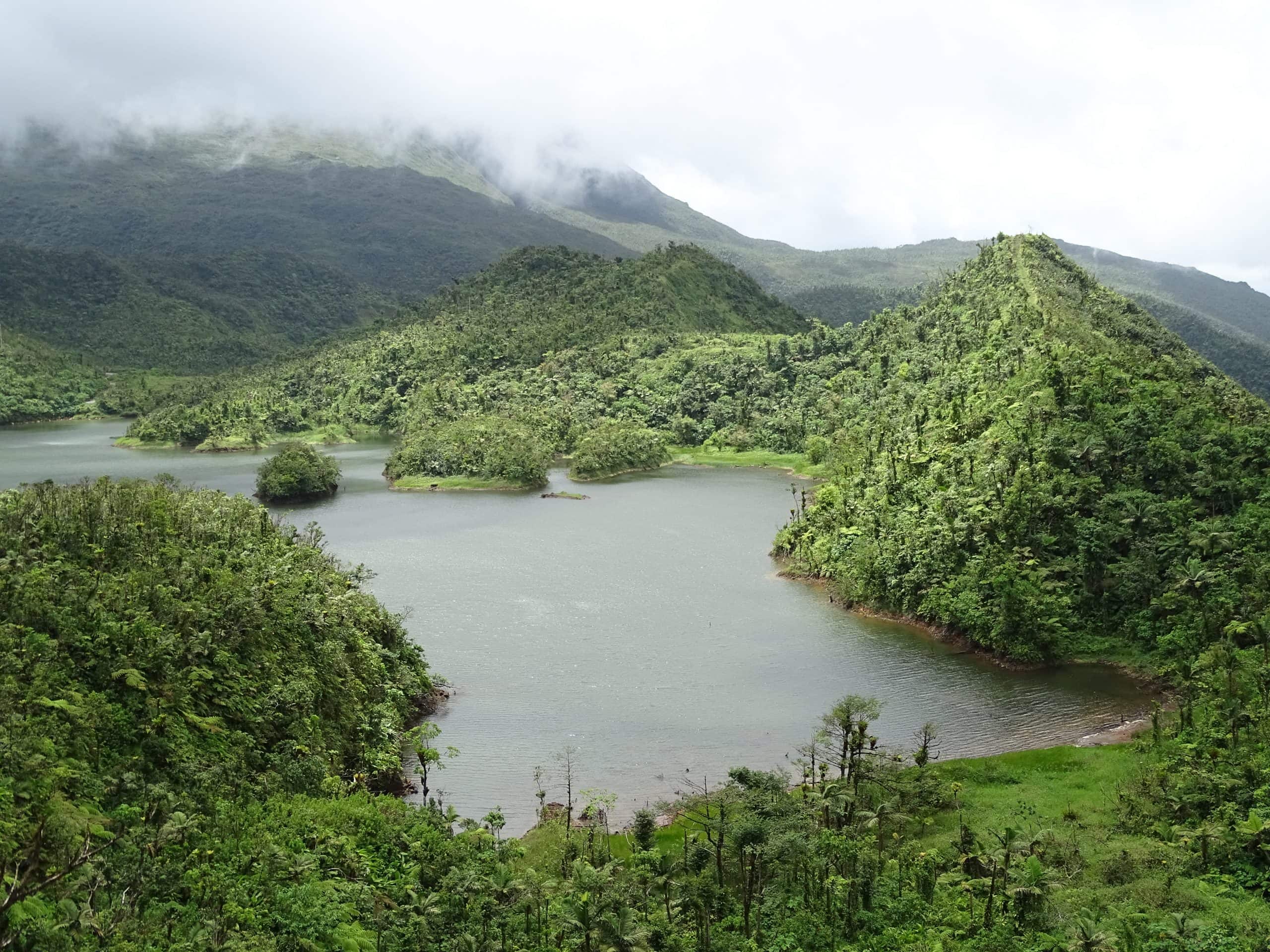 Hiking around Freshwater Lake Hotel The Champs Dominica, Portsmouth